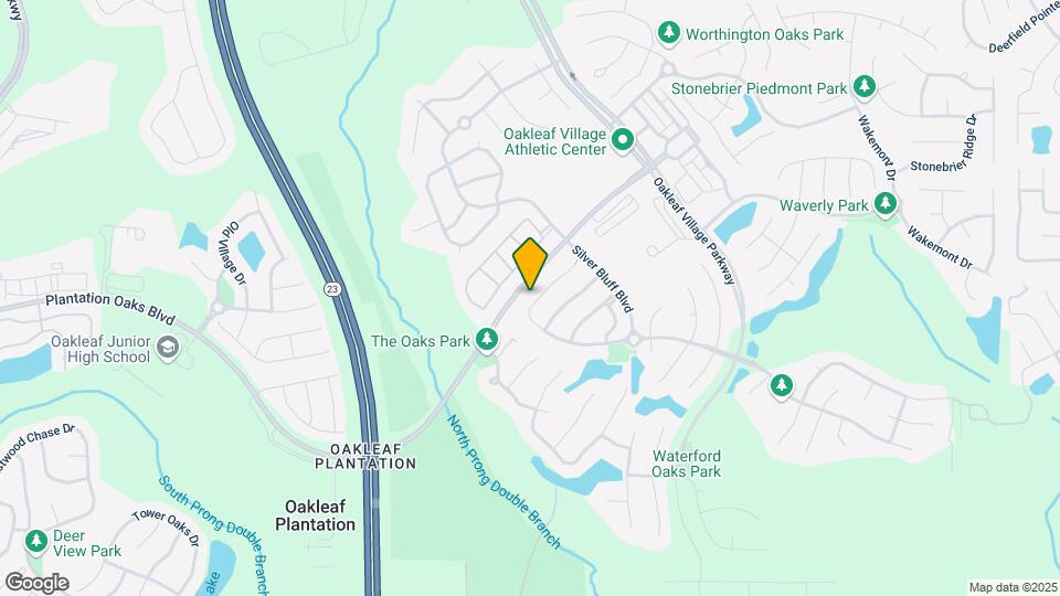 1703 Canopy Oaks Dr Map and Location Details