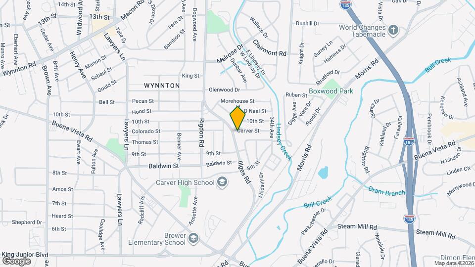 3128 Carver St Map and Location Details