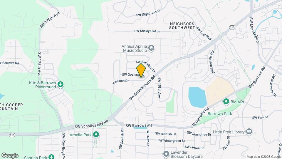 16075 SW Loon Dr Mapa y Detalles de la Ubicación