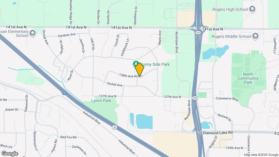 13850 Aster Ln Mapa y Detalles de la Ubicación