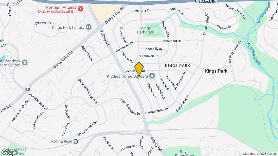 5507 Kings Park Dr Map and Location Details