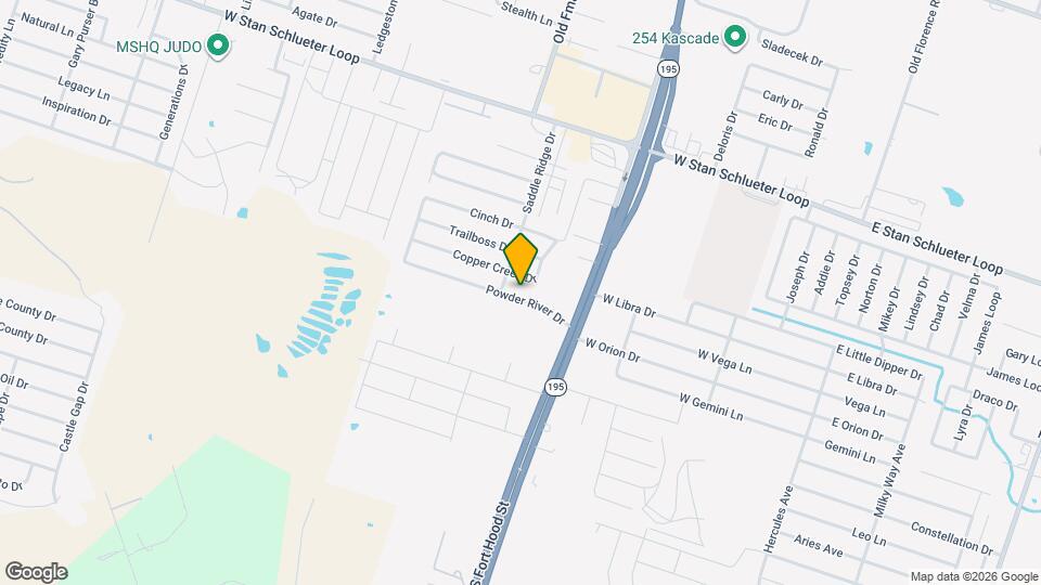 1203 Powder River Dr, Unit Unit B Mapa y Detalles de la Ubicación
