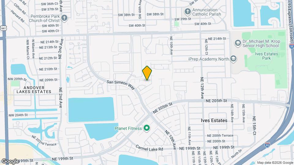 861 NE 207th Ln Map and Location Details