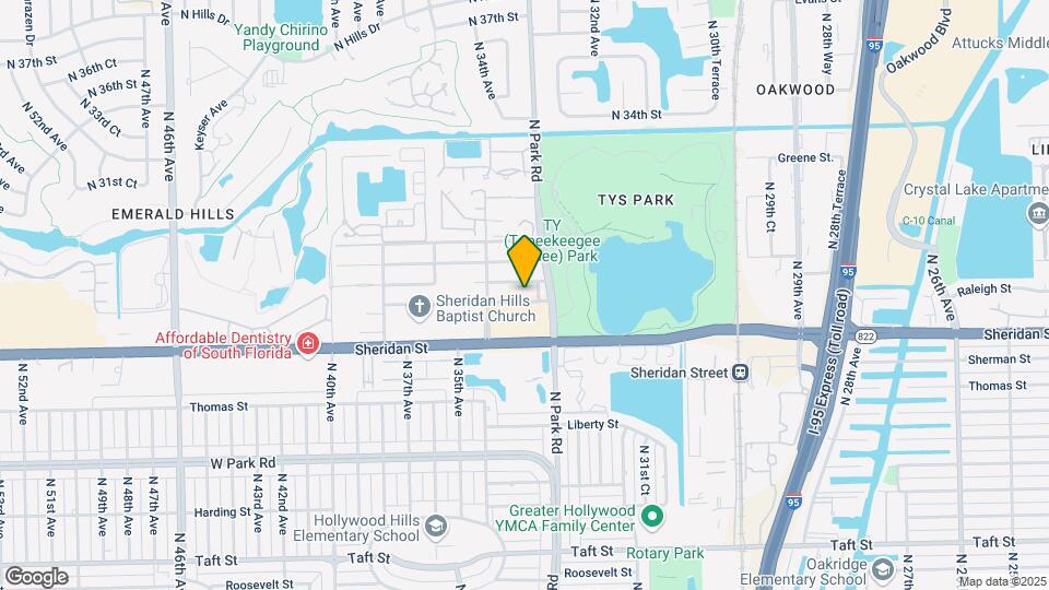 3321 Raleigh St Map and Location Details