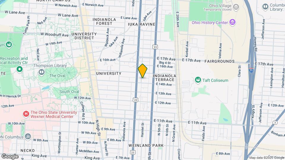 270 E 14th Ave Mapa y Detalles de la Ubicación