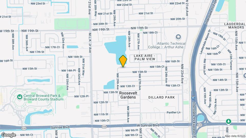 2840 NW 15th Ct Map and Location Details