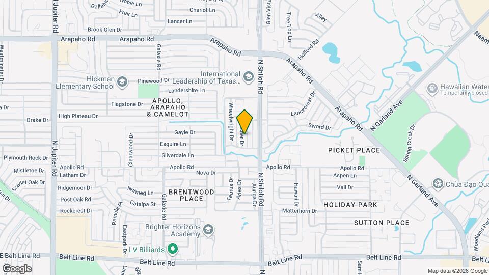 3914 Fletcher Dr Map and Location Details