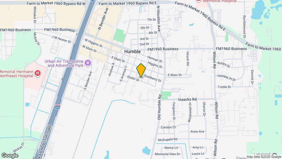 320 S Avenue F Map and Location Details