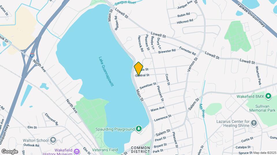 4 Central St, Unit Lakeside Apt Map and Location Details