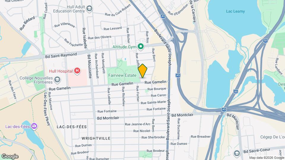 72 Gamelin Rue Map and Location Details