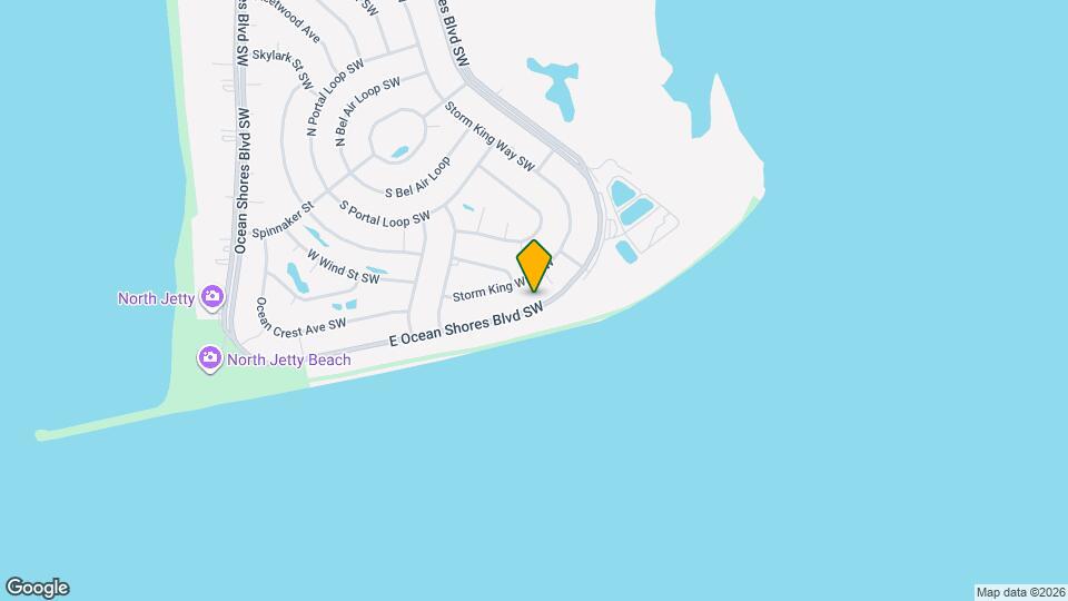 1467 E Ocean Shores Blvd SW Mapa y Detalles de la Ubicación