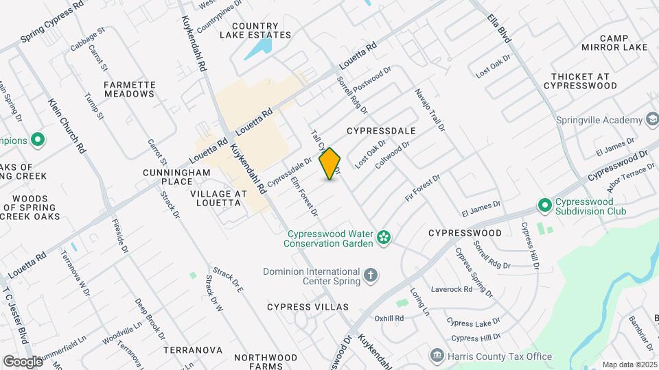 4707 Lost Oak Dr Map and Location Details