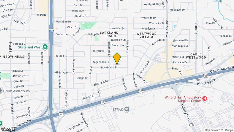 7507 Buckboard St Map and Location Details