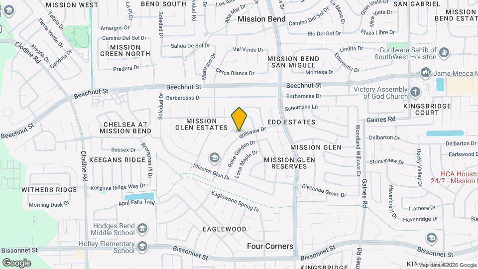 15922 Williwaw Dr Map and Location Details