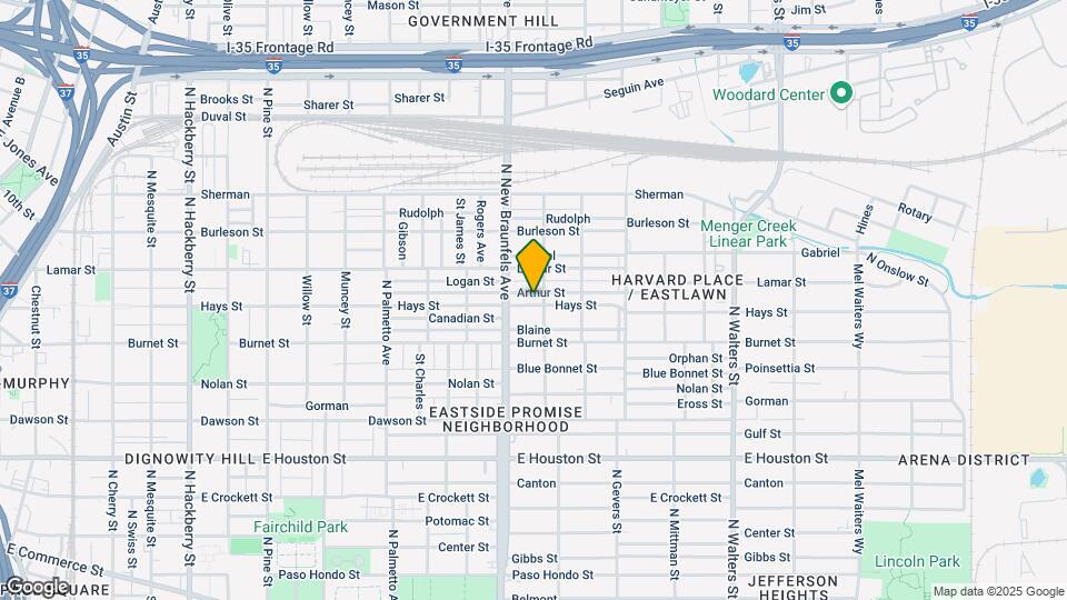 1427 Hays St Map and Location Details