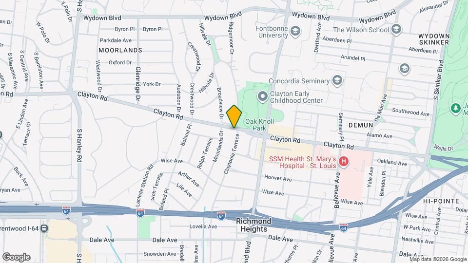 7104 Clayton Rd Map and Location Details