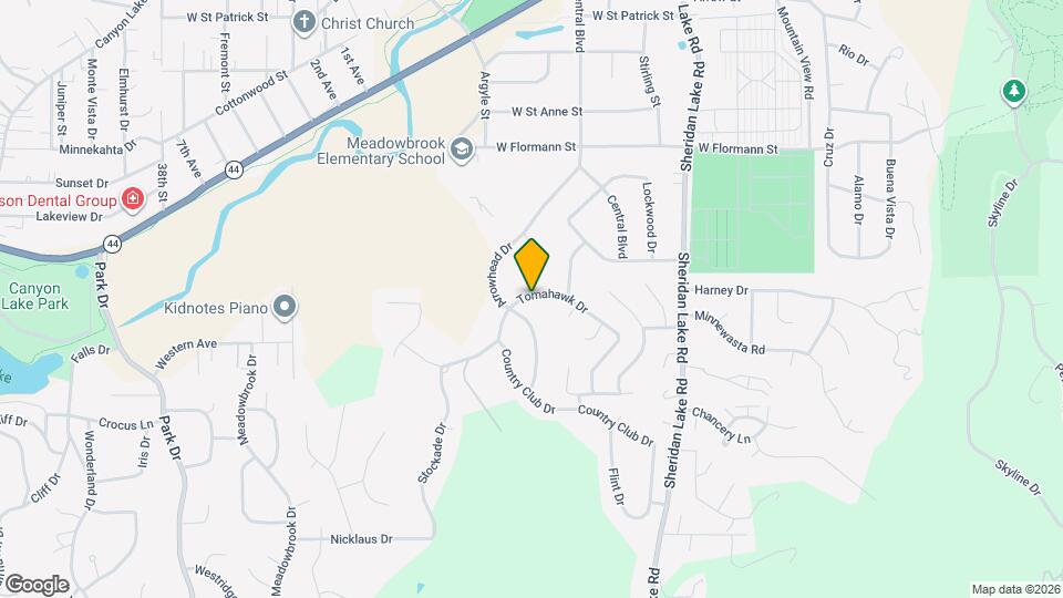 2917 Tomahawk Dr Map and Location Details