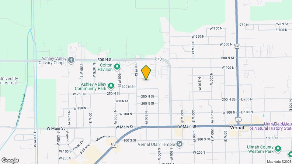 725 W 350 N, Unit #1 Map and Location Details