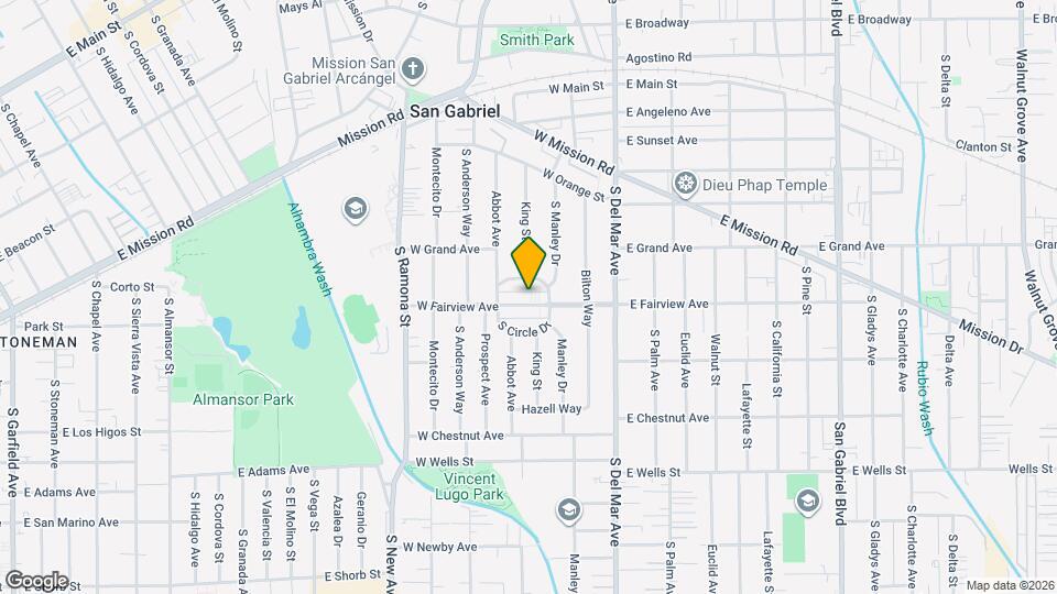 211 W Fairview Ave, Unit C Map and Location Details