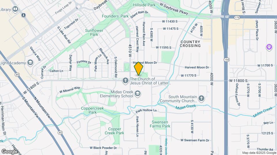 4454 W 11800 S Map and Location Details