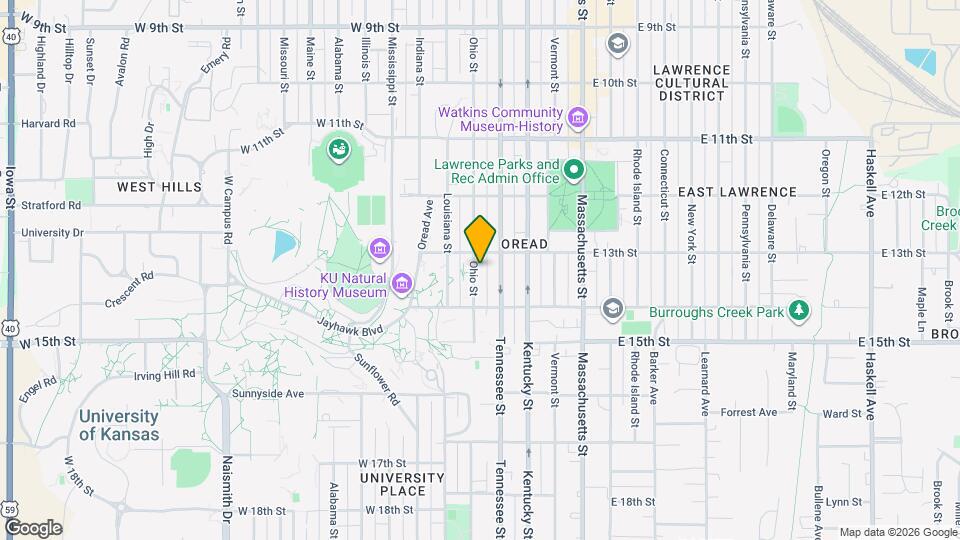 1312 Ohio St, Unit 2 Map and Location Details