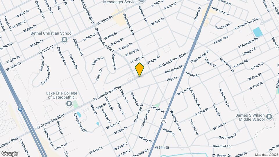 1553 W Grandview Blvd, Unit 1553 Map and Location Details