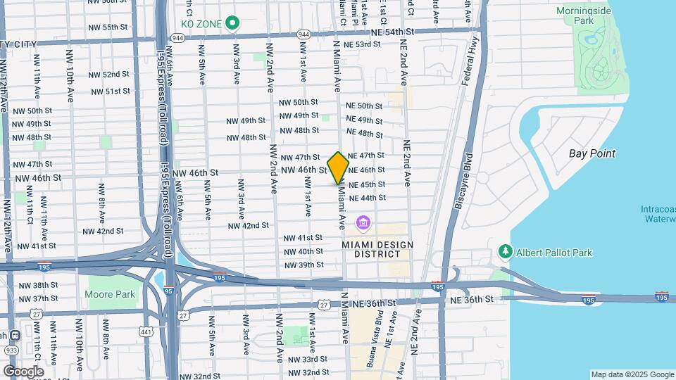 4440 N Miami Ave Mapa y Detalles de la Ubicación
