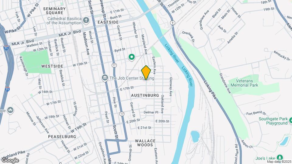 1607 Maryland Ave Map and Location Details