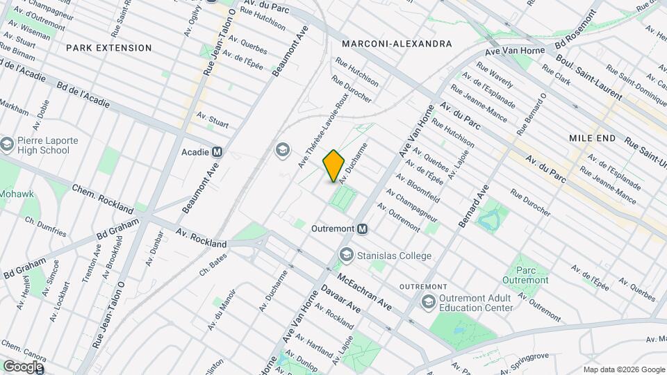 1331-1335 Ducharme Av Map and Location Details
