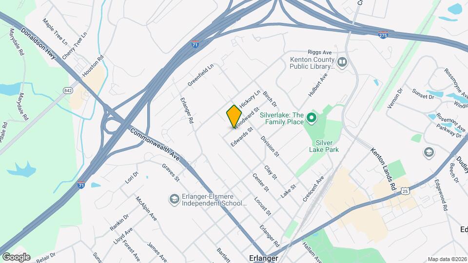 3221 Woodward St Map and Location Details