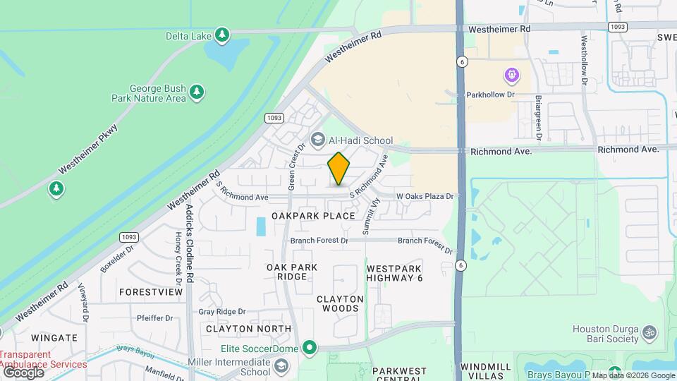 14927 Tuttle Point Dr Map and Location Details