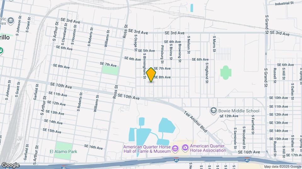 810 S Philadelphia St Map and Location Details