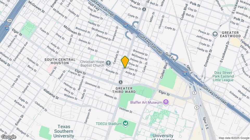 3503 Anita St Map and Location Details