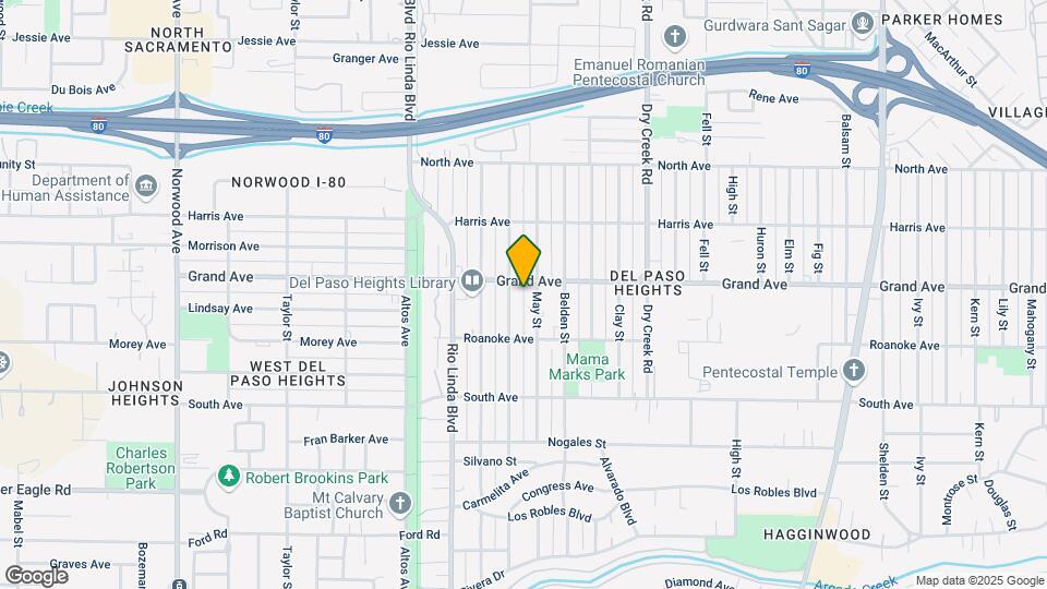 1040 Grand Ave Map and Location Details
