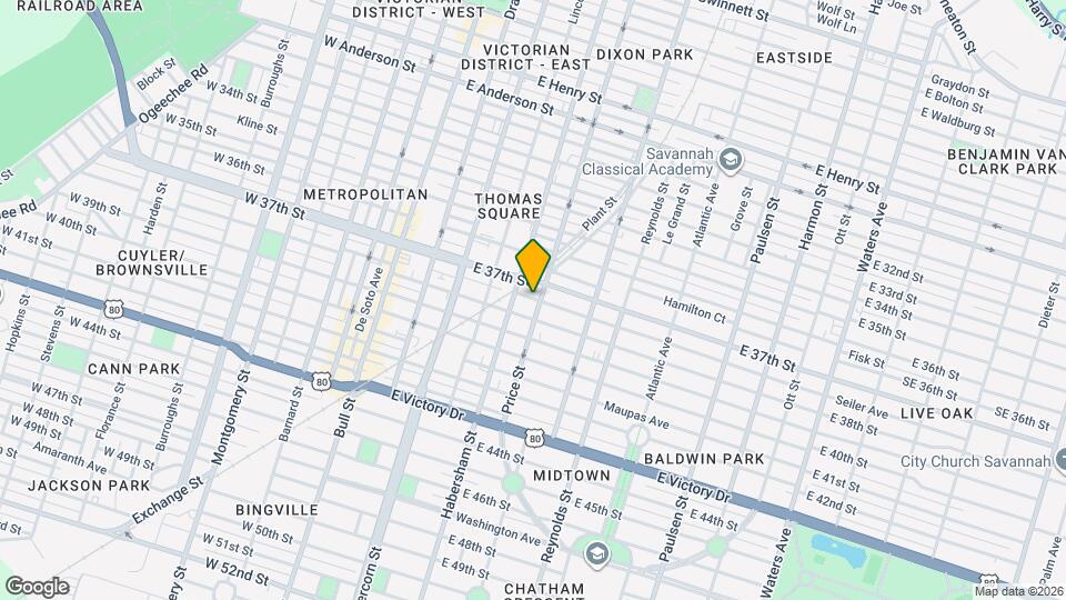 414 Seiler Ave Map and Location Details