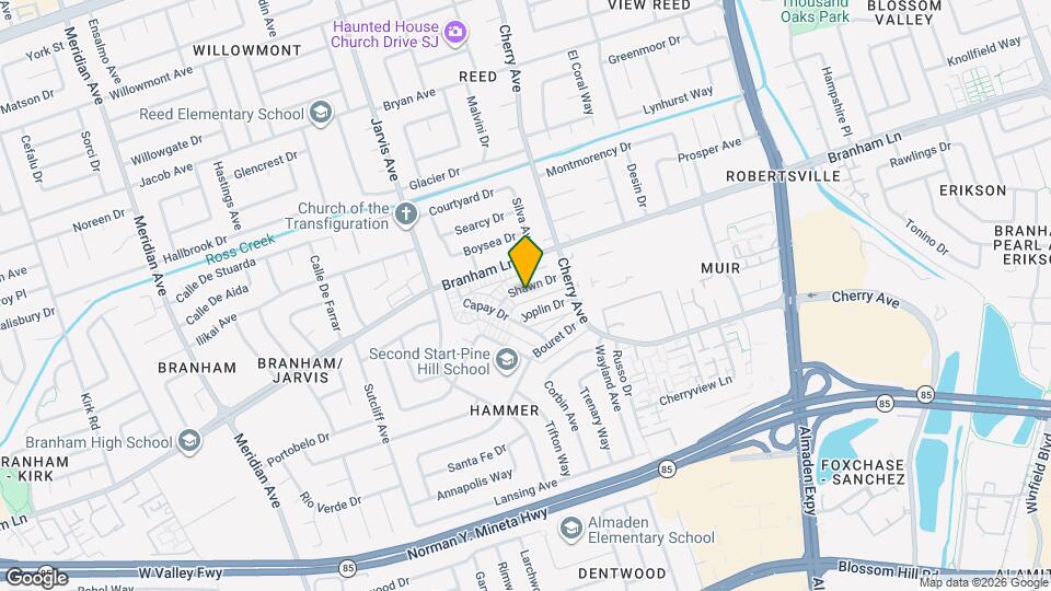 1342 Shawn Dr, Unit #2 Mapa y Detalles de la Ubicación