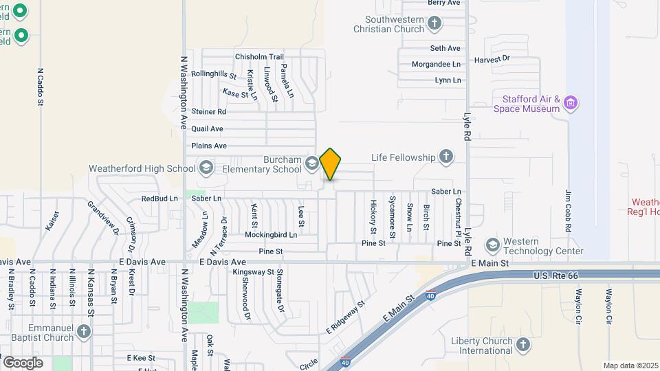 1404 Lark St Map and Location Details