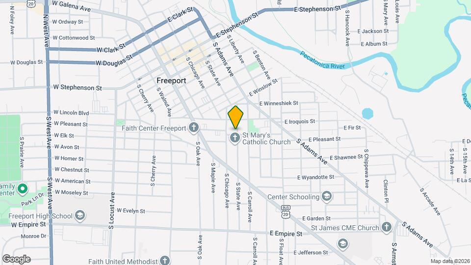 528 S State Ave Map and Location Details