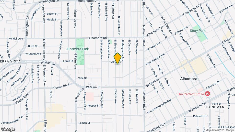 212 N Electric Ave Mapa y Detalles de la Ubicación
