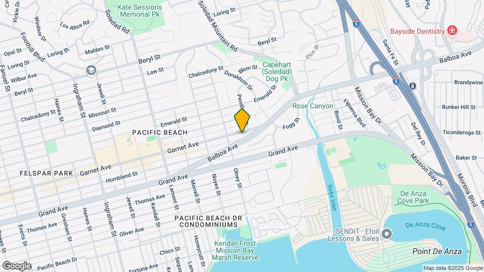 2255 Garnet Ave, Unit #1 Mapa y Detalles de la Ubicación