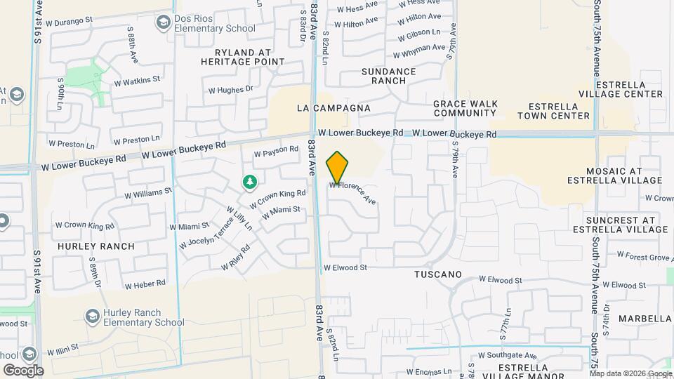 8227 W Florence Ave Map and Location Details