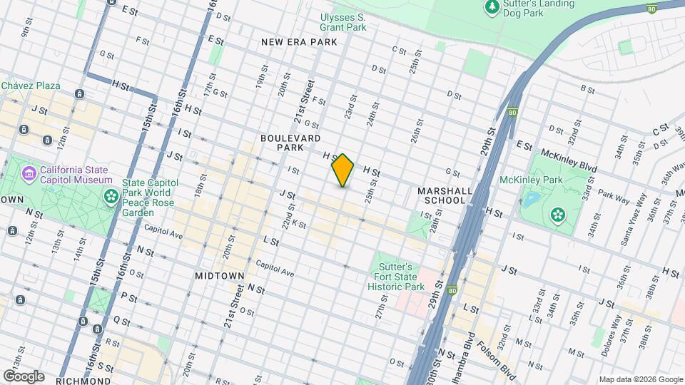 2330 I St Map and Location Details