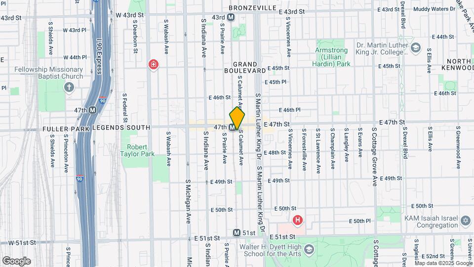 4714 S Calumet Ave, Unit 2 Map and Location Details