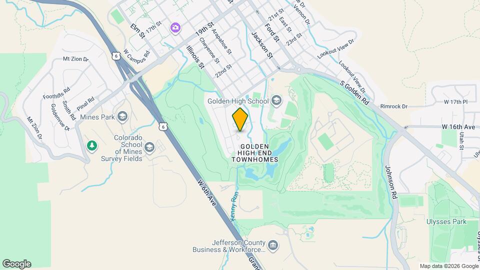 1005 Homestake Dr Map and Location Details