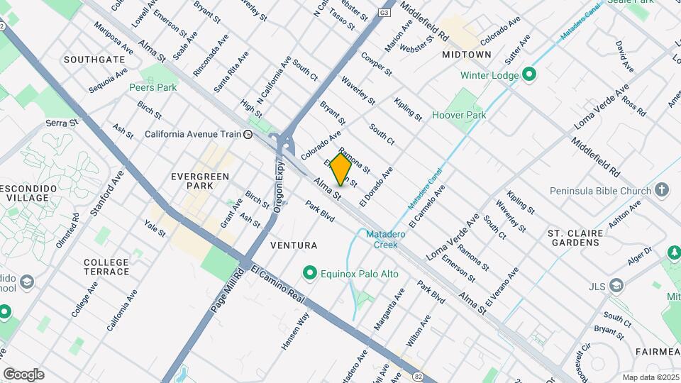 2695 Alma St Mapa y Detalles de la Ubicación