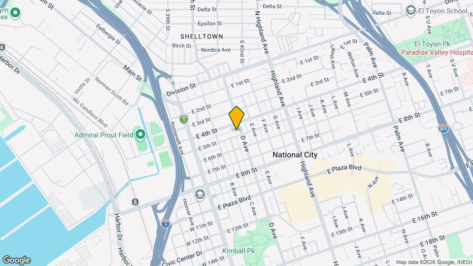 331 E 5th St, Unit apartment Map and Location Details