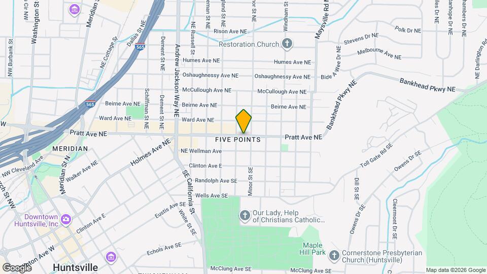 1214 Pratt Ave NE Map and Location Details