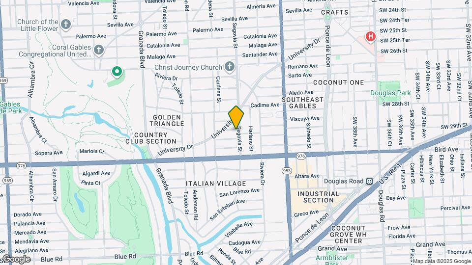 3800 Segovia St, Unit South Unit Map and Location Details
