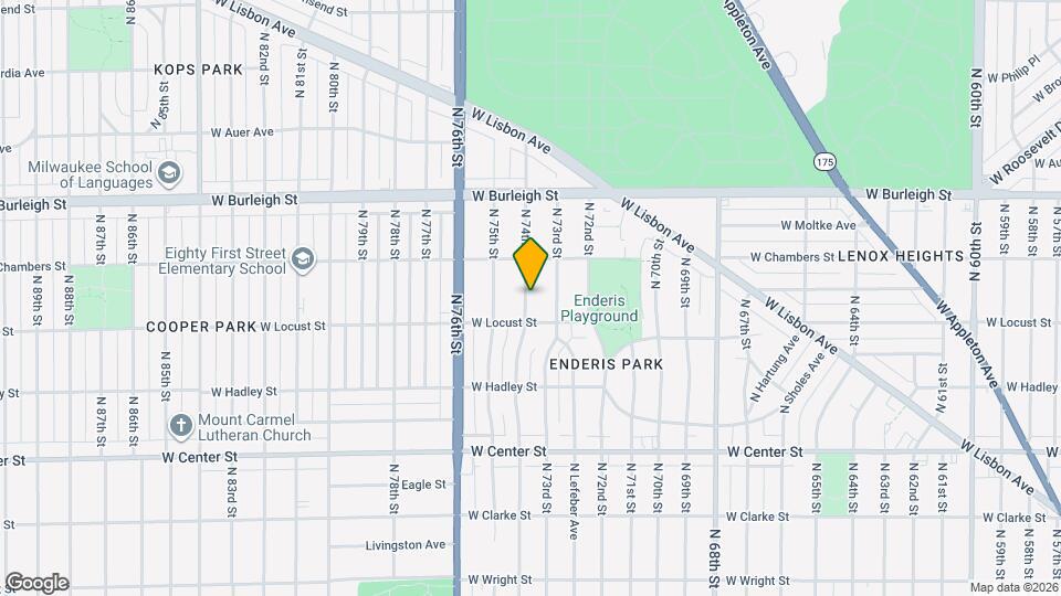 2928 N 74th St Mapa y Detalles de la Ubicación