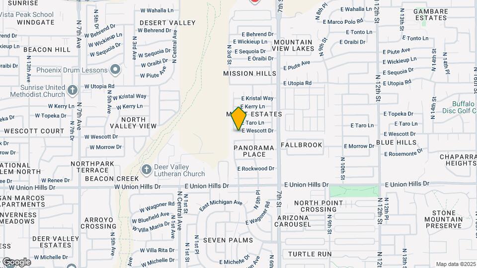 413 E Wescott Dr Map and Location Details